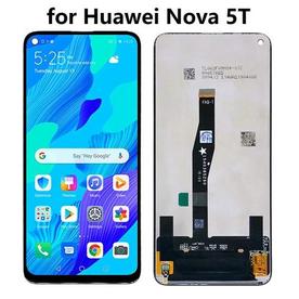 LCD Дисплей за Huawei NOVA 5T (YAL-L21)  Honor 20 и тъч скрийн  Черен Оригинал